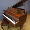 Ornate Queen Ann Baby Grand Piano American Walnut