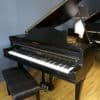 Kimball Baby Grand Piano Polished Black, New Matching Bench