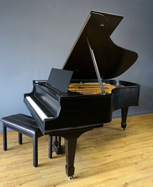 Wm. Knabe Baby Grand Piano 6' 4'' Ebony Black - Image 10