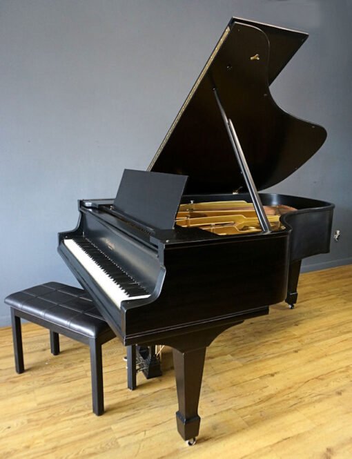 Wm. Knabe Baby Grand Piano 6' 4'' Ebony Black - Image 9