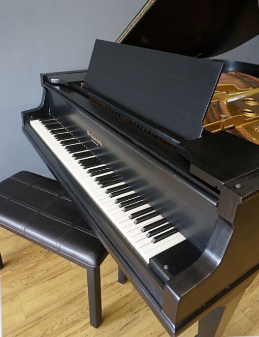 Wm. Knabe Baby Grand Piano 6' 4'' Ebony Black - Image 7