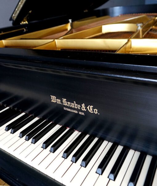 Wm. Knabe Baby Grand Piano 6' 4'' Ebony Black - Image 2