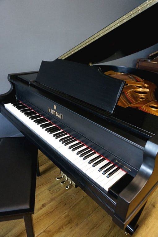 Kimball Viennese Edition Baby Grand Piano Ebony Black, Free Delivery