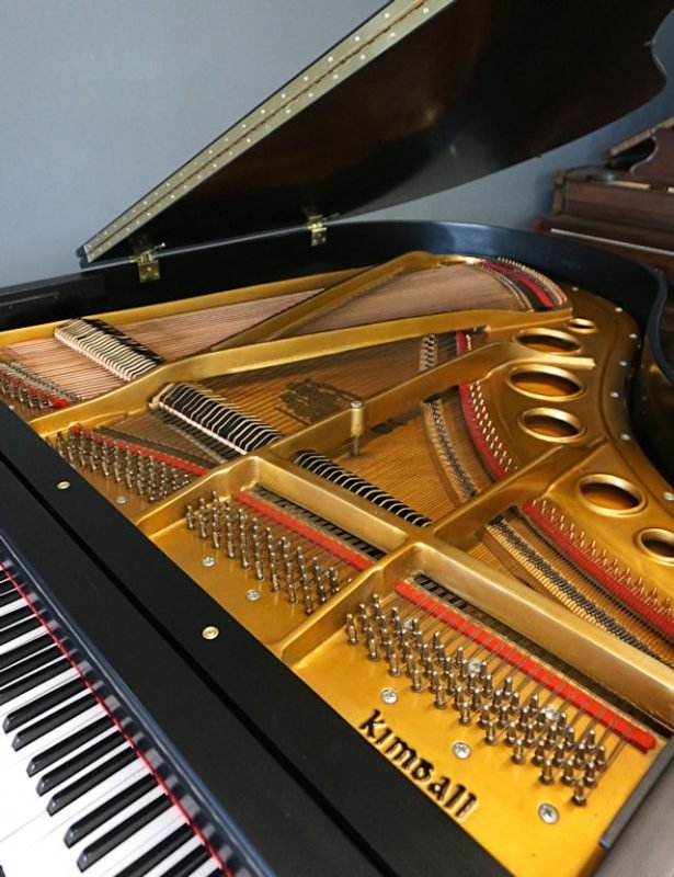 Kimball Viennese Edition Baby Grand Piano Ebony Black, Free Delivery