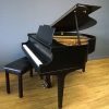 Baldwin Howard Baby Grand Piano Ebony Black, Matching Bench