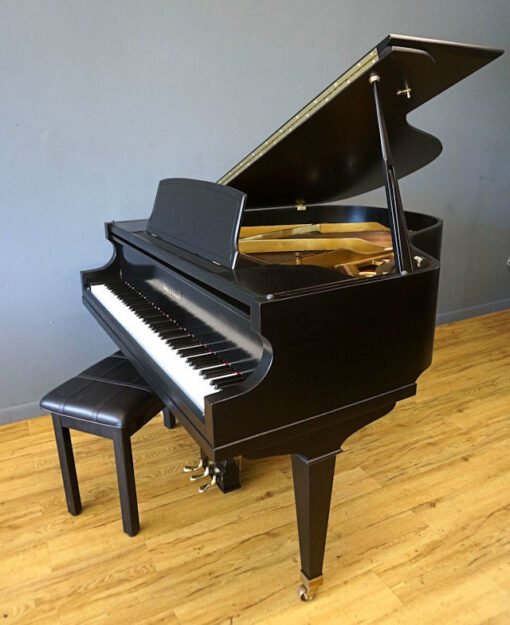 Cable Baby Grand Piano Ebony Black, New Matching Bench w/player system - Image 5