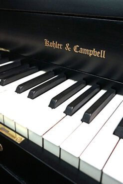 Kohler Campbell Baby Grand Piano Black Decal