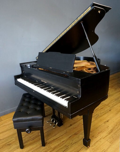 Kohler & Campbell Baby Grand Piano Ebony Black Matching Bench
