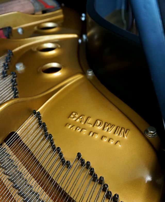 Baldwin Model M Artist Series Baby Grand Piano Ebony Black 7 Baldwin Model M Artist Series Baby Grand Piano Ebony Black - Image 7