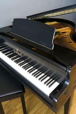 Kimball Baby Grand Piano Ebony Black Matching Bench $2,995. (balance) 17 Baby Grand Piano Kimball Ebony Black