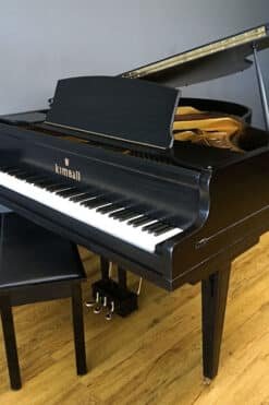 Kimball Baby Grand Piano Ebony Black Matching Bench $2,995. (balance) 16 Baby Grand Piano Kimball Gallery