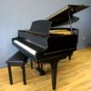 Kimball Baby Grand Player Piano Ebony Black, New Matching Bench