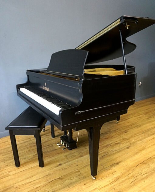 Kimball Baby Grand Player Piano Ebony Black, New Matching Bench - Image 6