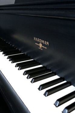 Hardman Baby Grand Piano Ebony Black Decal 143