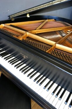 Hardman Baby Grand Piano Ebony Black Gallery Close Inside 143
