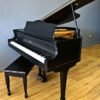 Baby Grand Piano Ebony Black by Hardman, Matching Bench