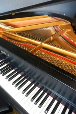 Baby Grand Piano Ebony Black, New Matching Bench 15 Kimball Petite Baby Grand Piano Angle