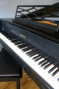 Baby Grand Piano Ebony Black, New Matching Bench 9 Kimball Petite Baby Grand Piano Decal