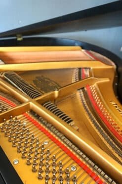 Baby Grand Piano Ebony Black, New Matching Bench 14 Kimball Petite Baby Grand Piano Inside