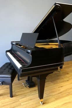 Mason & Hamlin Grand Piano Model A Ebony Black 12 Mason Hamlin Grand Piano Room Angle
