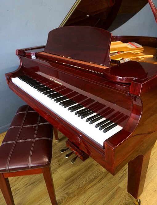 DH Baldwin Baby Grand Piano Model C172 Polished Mahogany - Image 11