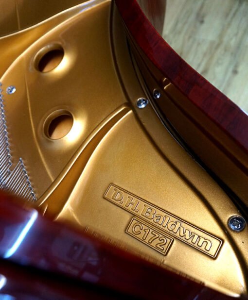 DH Baldwin Baby Grand Piano Model C172 Polished Mahogany - Image 6