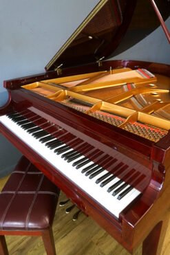 DH Baldwin Baby Grand Piano Mahogany Harp