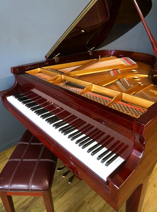 DH Baldwin Baby Grand Piano Model C172 Polished Mahogany - Image 4