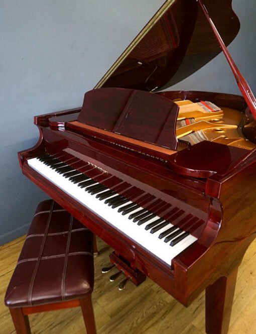 DH Baldwin Baby Grand Piano Model C172 Polished Mahogany - Image 10
