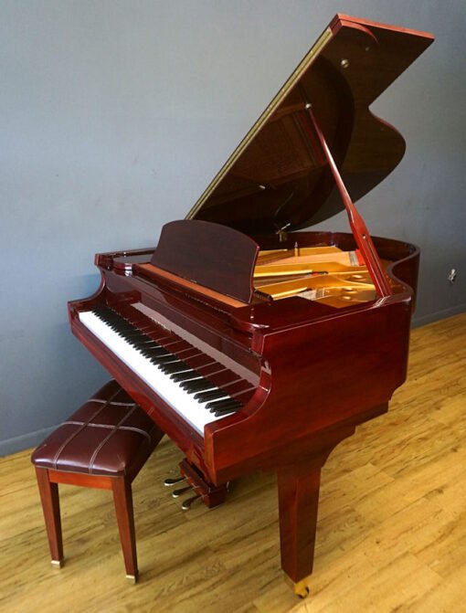DH Baldwin Baby Grand Piano Model C172 Polished Mahogany - Image 8