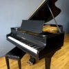 Chickering Baby Grand Piano Ebony Black, Matching Bench