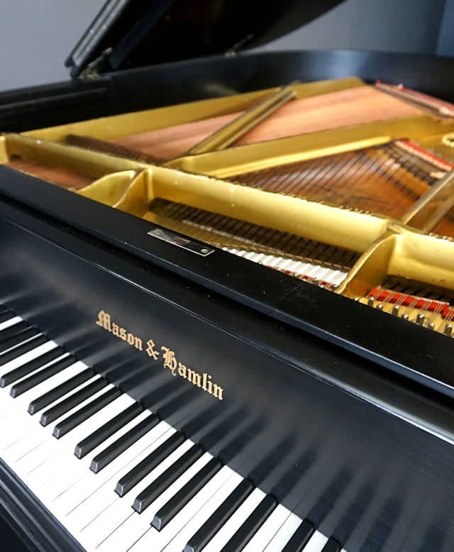 Mason Hamlin Baby Grand Piano Model A Decal 1