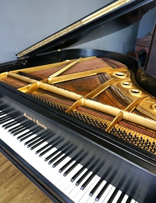 Mason Hamlin Model B Baby Grand Piano Ebony Black - Image 5