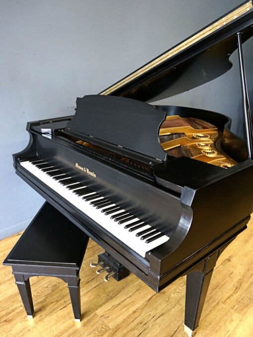 Mason Hamlin Model B Baby Grand Piano Ebony Black - Image 4