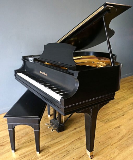 Mason Hamlin Model B Baby Grand Piano Ebony Black