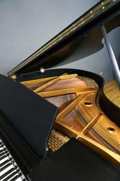 Cable Baby Grand Piano Ebony Black Harp