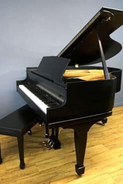 Cable Baby Grand Piano Ebony Black, Matching Bench 12 Cable Baby Grand Piano Gallery II
