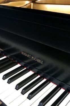 Cable Baby Grand Piano Ebony Black, Matching Bench 11 Cable Baby Grand Piano Keyboard