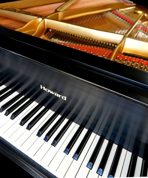 Baldwin Howard Baby Grand Piano Model C171 Ebony Black - Image 2