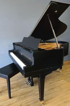 Black Hobart M Cable Baby Grand Piano For Sale