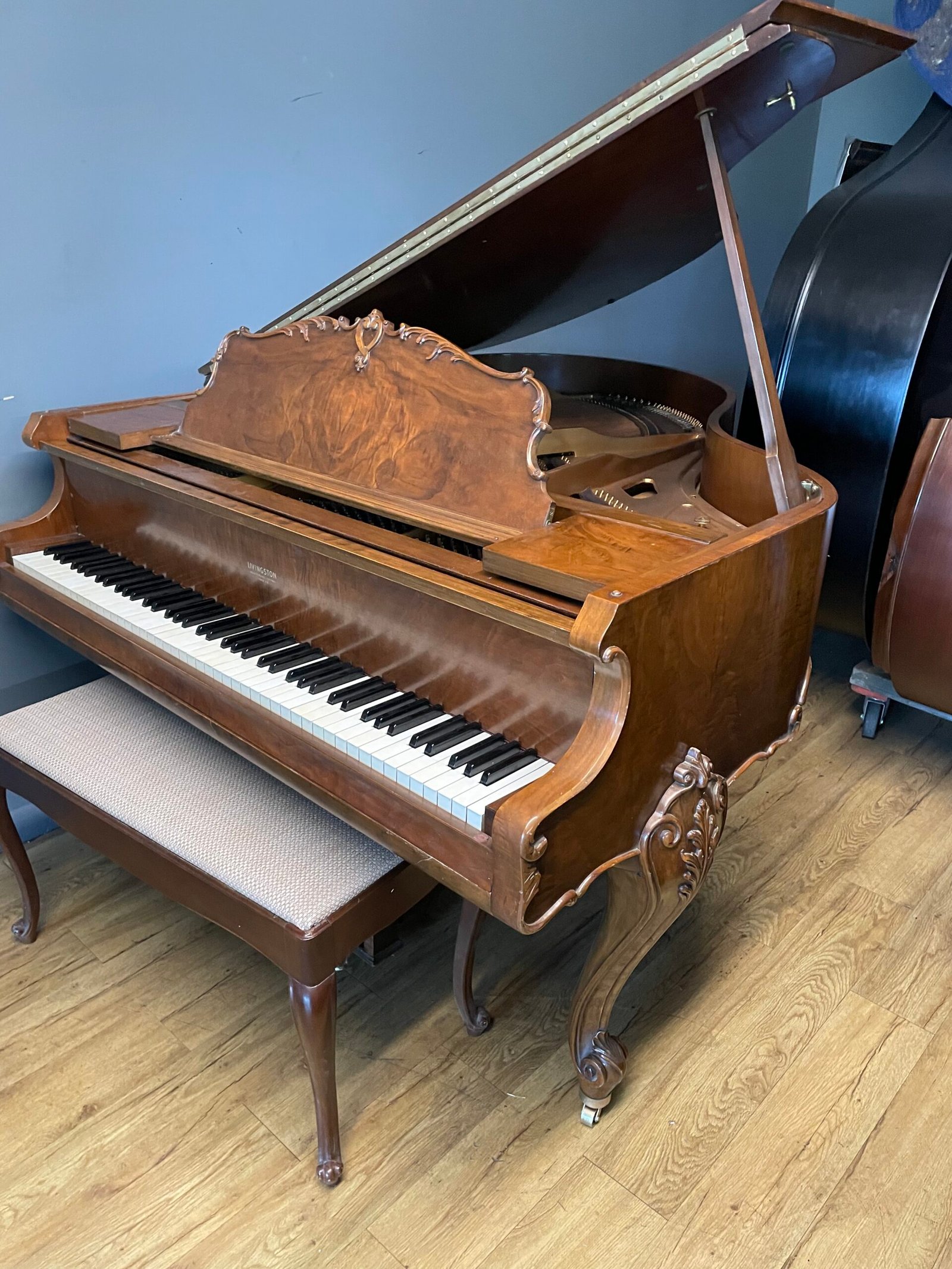 Weaver "Livingston" Art-Case Baby Grand Piano 1 Weaver "Livingston" Art-Case Baby Grand Piano