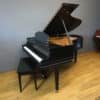 Baby Grand Piano Ebony Black with Matching Piano Bench