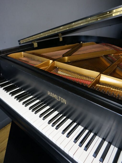 Baby Grand Piano Satin Black by Baldwin Matching Bench - Image 6