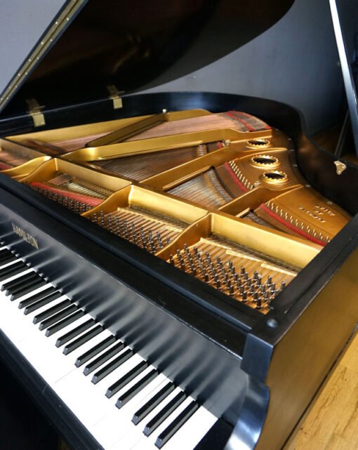 Baby Grand Piano Satin Black by Baldwin Matching Bench - Image 8