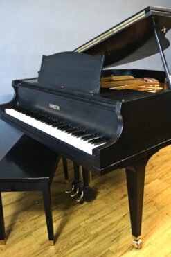 Baby Grand Piano Satin Black by Baldwin Matching Bench
