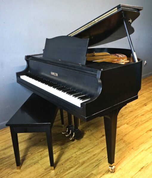 Baby Grand Piano Satin Black by Baldwin Matching Bench