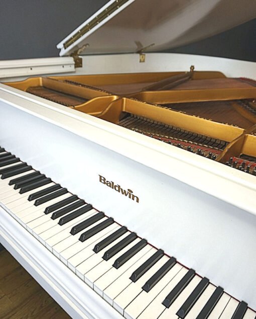 Baldwin Model M Louis XV Baby Grand Piano White - Image 6
