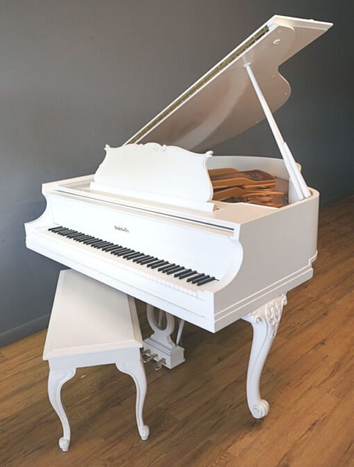 Baldwin Model M Louis XV Baby Grand Piano White