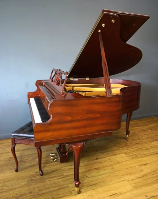 Kimball Baby Grand Piano Viennese Classic Louis XV American Walnut - Image 3