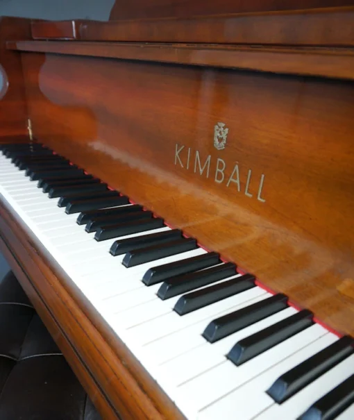 Kimball Baby Grand Piano Viennese Classic Louis XV American Walnut - Image 2